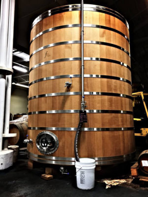 A barrel aging beauty lays in wait at Hermitage Brewing Co. in San Jose.