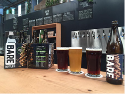 Beer spread at Barebottle Brewing Co.